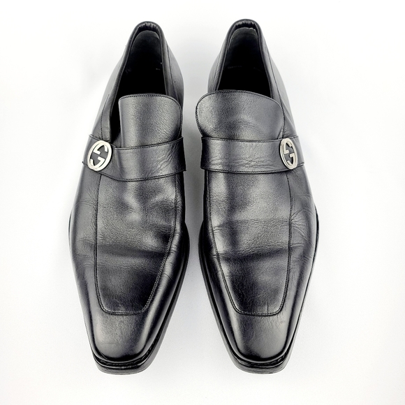 Gucci Other - Gucci GG Black Leather Loafers